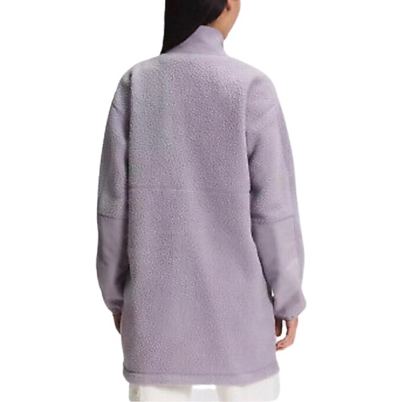 The North Face Women’s Cragmont Fleece Coat In Minimal Grey - Picture 10 of 11